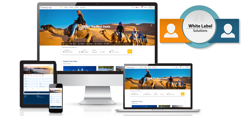 White Label Solutions for travel B2C & B2B Booking Engine